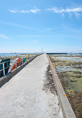 Image showing pier around Penmarch in Brittany