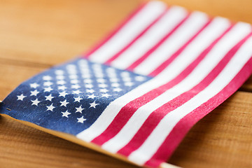 Image showing close up of american flag
