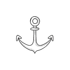 Image showing Anchor sketch icon.