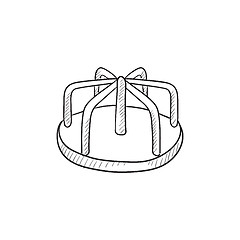 Image showing Merry-go-round sketch icon.