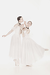 Image showing Romantic Beauty. Retro Style ballerinas