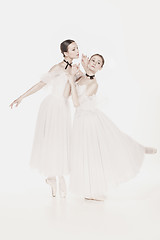 Image showing Romantic Beauty. Retro Style ballerinas