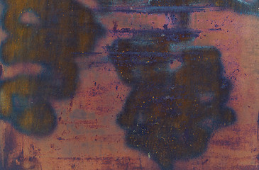 Image showing rusty metal surface background