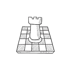 Image showing Chess sketch icon.