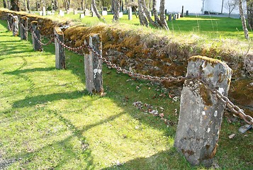 Image showing Ancient hitching posts