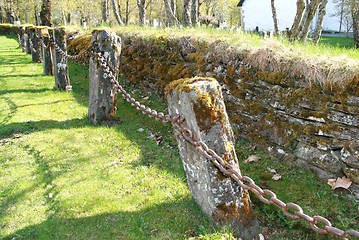 Image showing Ancient hitching posts