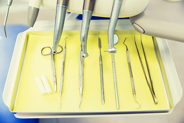 Image showing close up of dental instruments