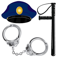 Image showing Police accessories