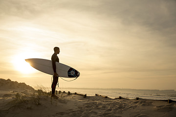 Image showing Searching for the swell