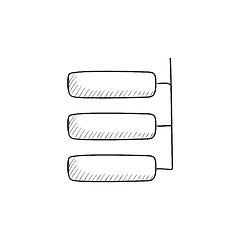 Image showing System parts sketch icon.