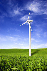 Image showing Wind turbines