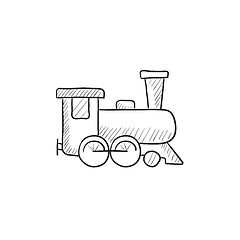 Image showing Train sketch icon.