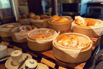 Image showing bread and buns at restaurant