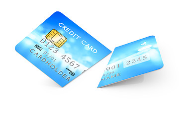 Image showing expired cut credit card