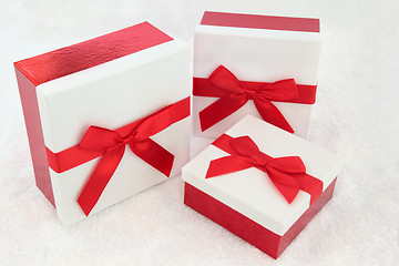 Image showing Christmas Gift Boxes