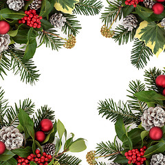 Image showing Christmas Background Border