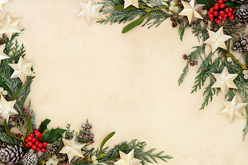 Image showing Abstract Christmas Border