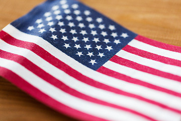 Image showing close up of american flag