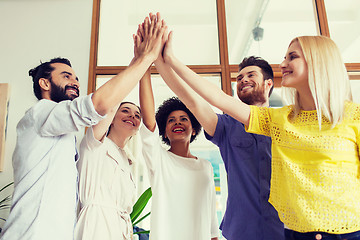 Image showing happy creative team in office