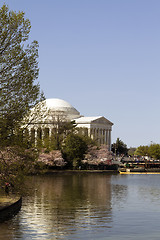 Image showing Jefferson Memorial on Tidal Basin