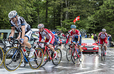 Image showing The Peloton in Full Effort