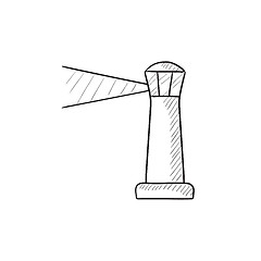 Image showing Lighthouse sketch icon.