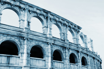 Image showing Roman Amphitheatre in fisherman wharf, Macao