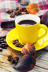 Image showing Coffee in the autumn season