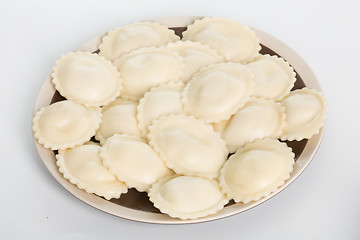 Image showing Homemade traditional Russian Ukrainian dumplings