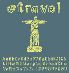 Image showing Travel concept with monument