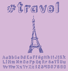 Image showing Travel concept with monument