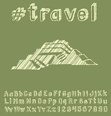 Image showing Travel concept with monument