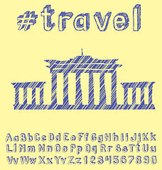 Image showing Travel concept with monument