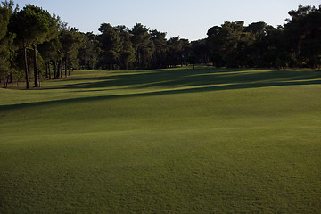 Image showing golf course on sunny day