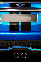 Image showing Detail of compact sport car