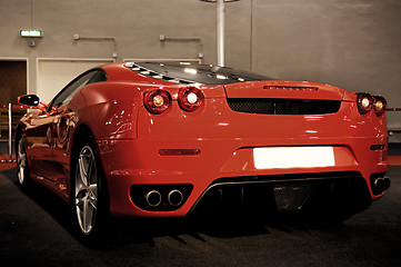 Image showing Red supercar