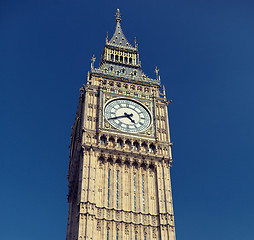 Image showing Big Ben great clock tower in London