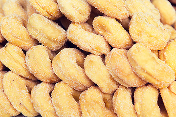 Image showing sugared donuts texture