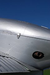 Image showing detail of airplane wing