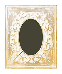 Image showing Oval frame