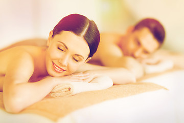 Image showing couple in spa