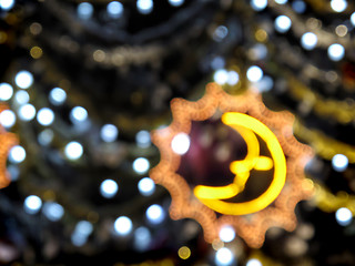 Image showing Abstract background of christmas decorations
