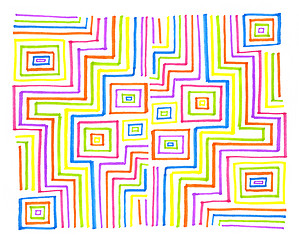 Image showing Abstract colorful pattern