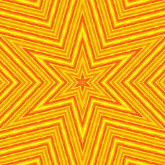 Image showing Abstract striped star pattern
