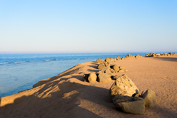 Image showing Red sea coastline, Egypt