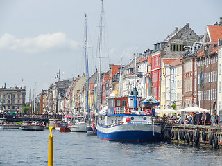 Image showing waterside scenery in Copenhagen