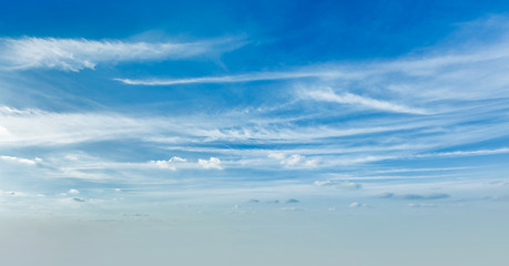 Image showing Blue sky with clouds