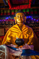 Image showing Buddha Sakyamuni statue