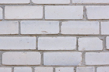 Image showing Brick gray wall