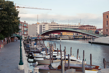 Image showing Accademia\'s bridge in Venice